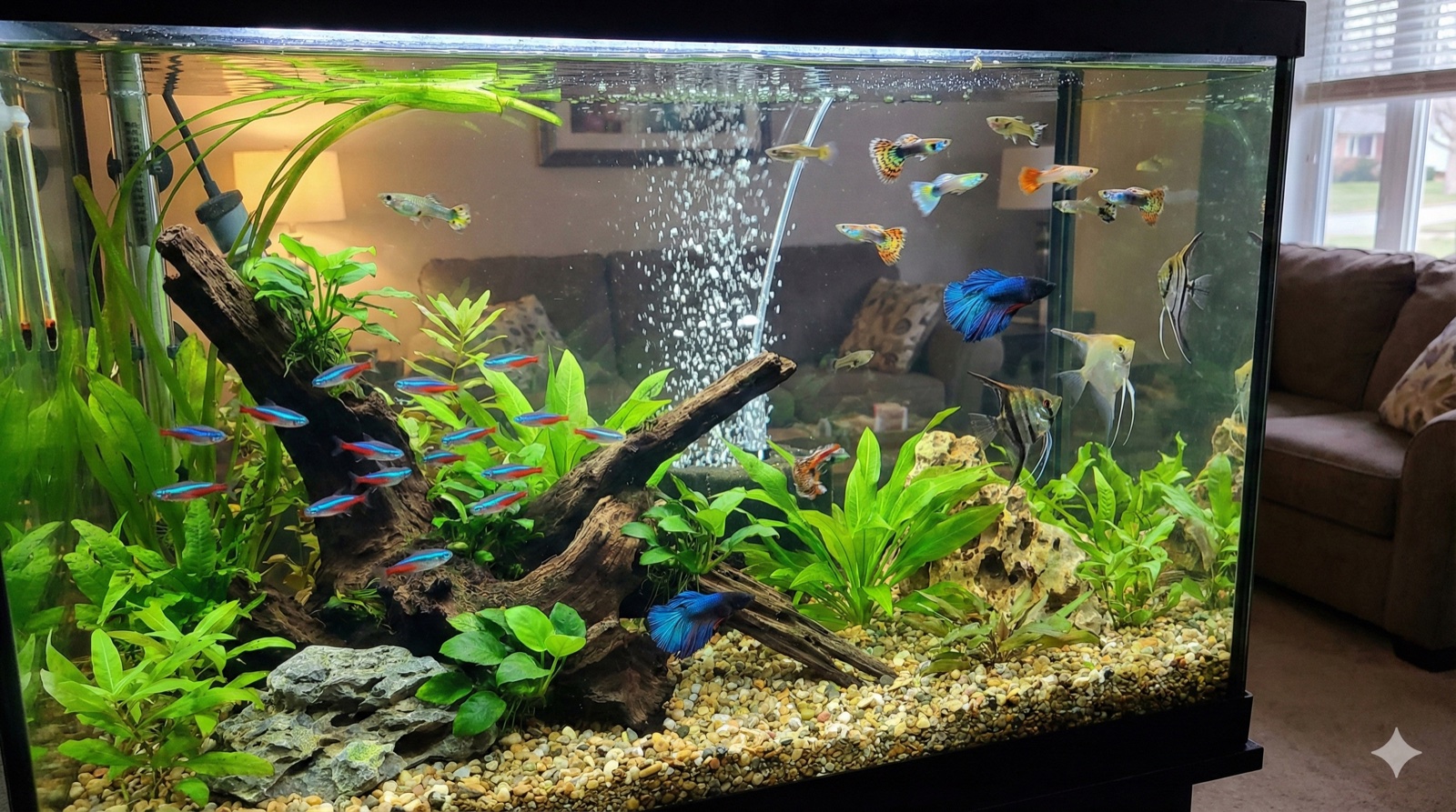 Fish in aquarium
