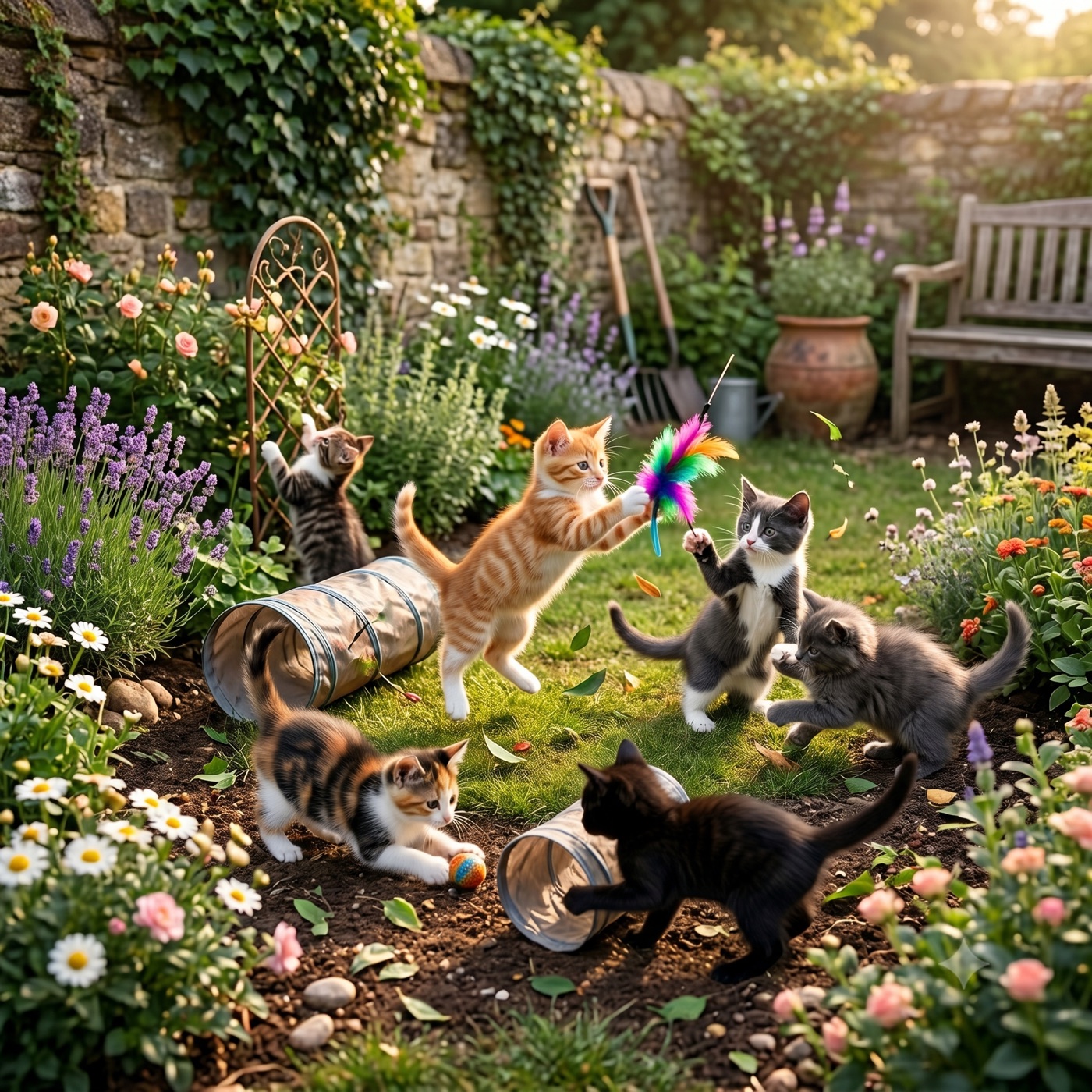Pets together